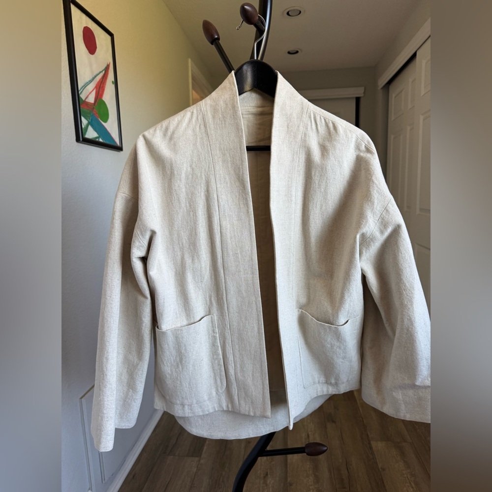 Women's Cream Jacket 7115 by Szeki